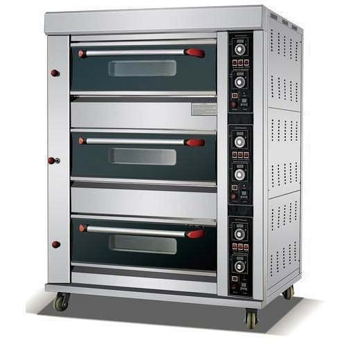 3 Deck 6 Tray Gas Deck Oven